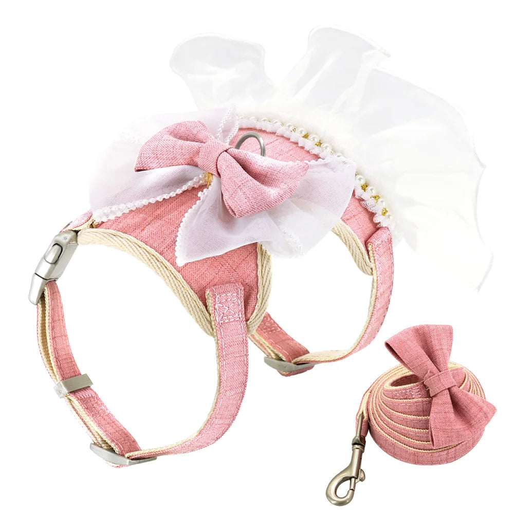 Nylon Cat Harness Leash Set