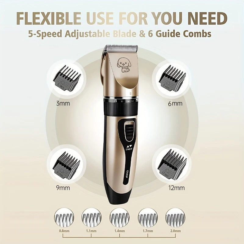 Pet Hair Trimmer Kit Electric
for Dogs and Cats