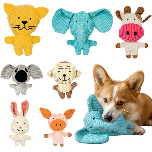 Cartoon Animal Plush Dog Toys