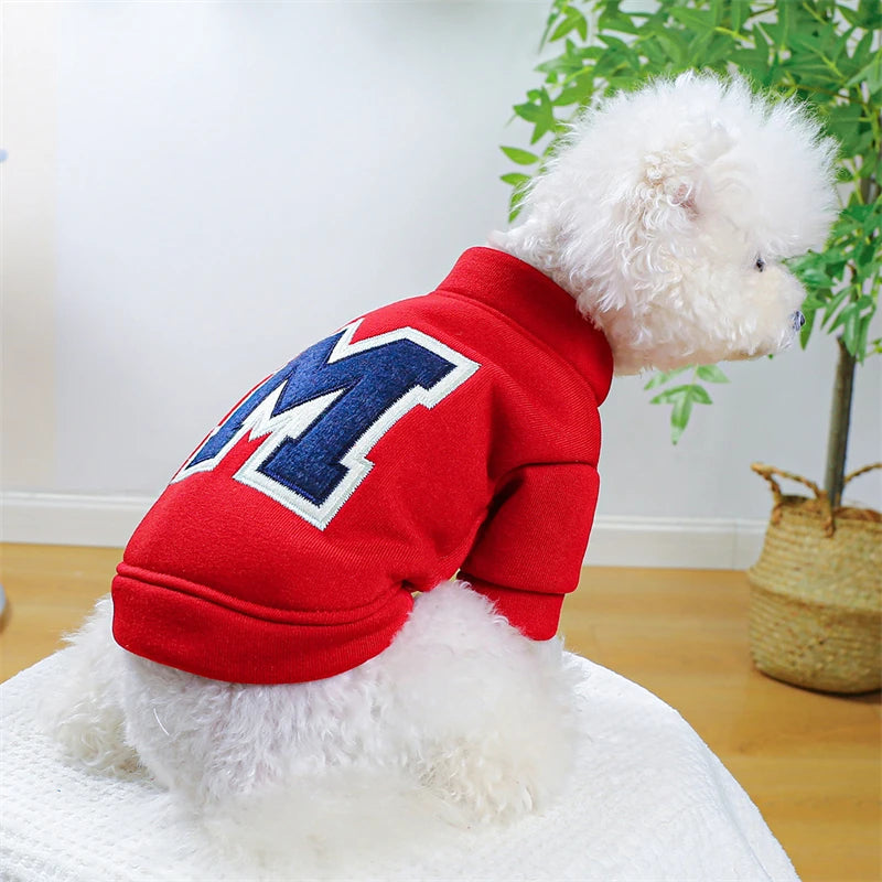 Personalized Letter Print Pet Dog Clothes