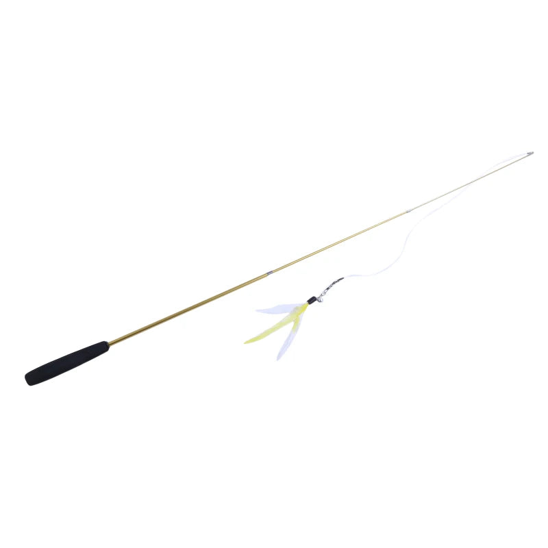 Cat Teaser Wands Three-section Telescopic Wand