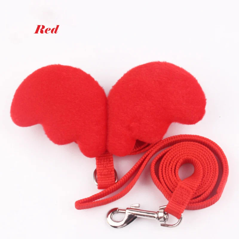 Angel Wings Pet Harness and Leash Set