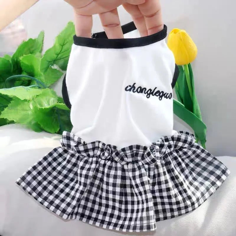 Strawberry Print Pet Dog Dress 2025
