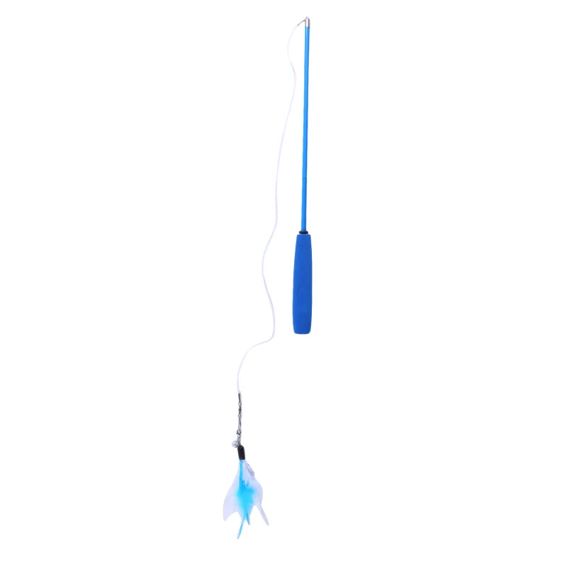 Cat Teaser Wands Three-section Telescopic Wand
