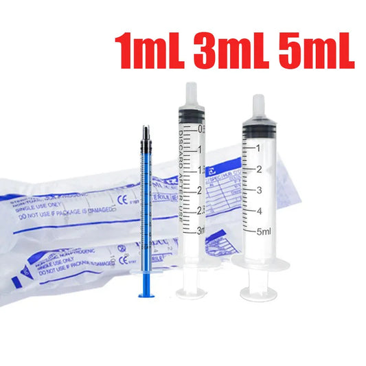 5-100Pcs 1ML 3ML 5ML Small Syringe Without Needles
