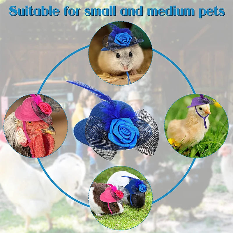 Chicken Hat for Tiny Pets