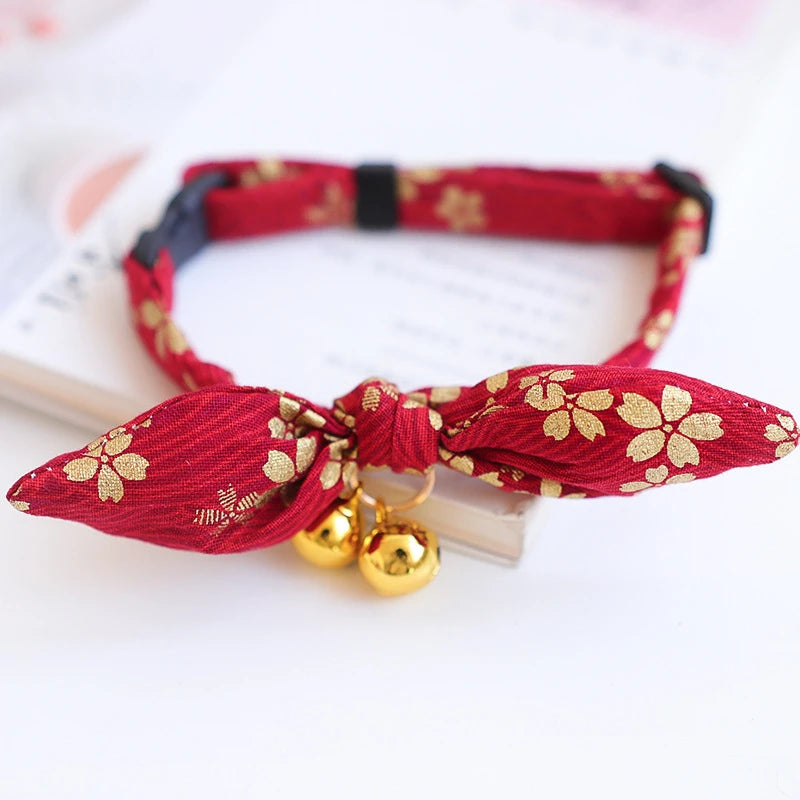Cute Japanese Print Pet Dog Collars
