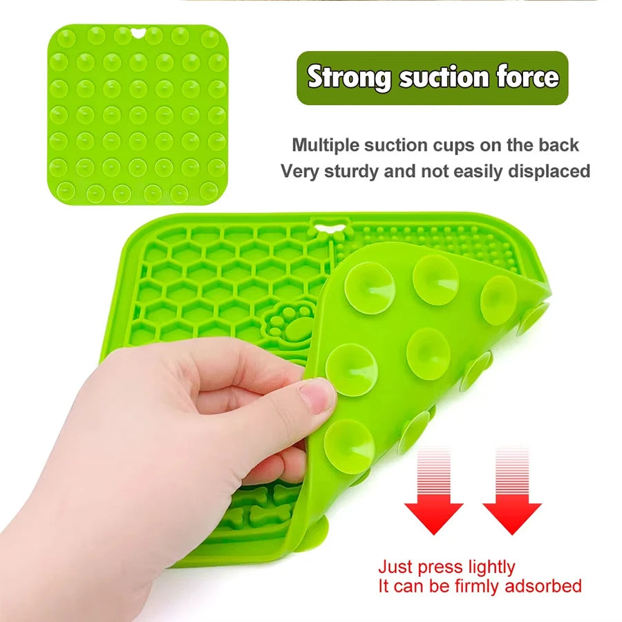 11 Colors Pet Slow Feeding Mat With Spatula