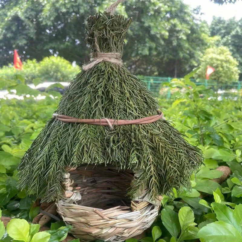 Bird Nest Hand-Woven Natural Grass