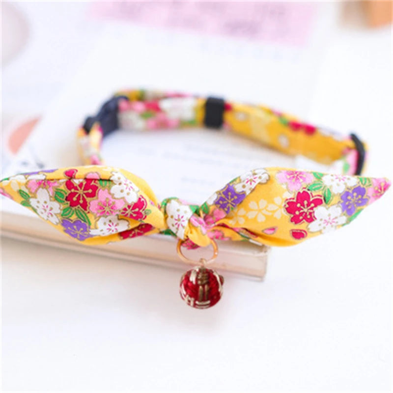 Cute Japanese Print Pet Dog Collars
