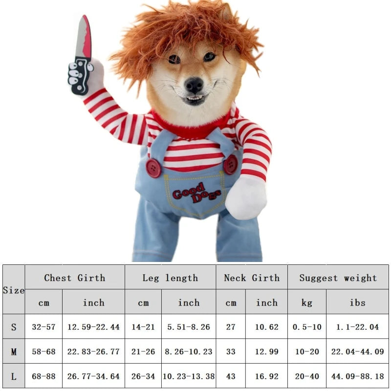 Dog Cat Cosplays Clothes  Suit