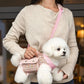 Stylish Dog Horizontal Backpack with Leash Handle