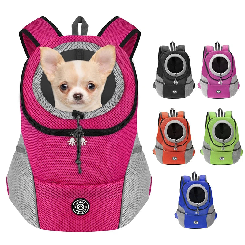 Double Shoulder Portable Outdoor Pet Bag