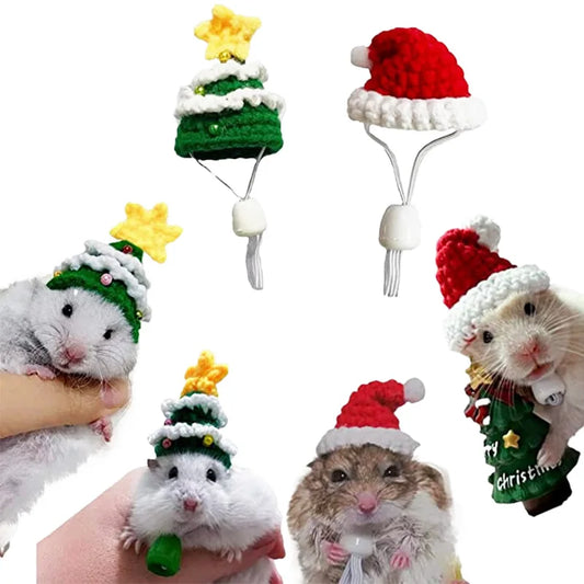 Hand Woven Hampster Christmas Hat