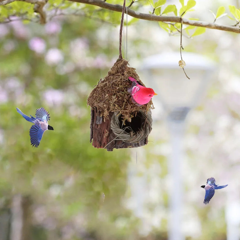 Outdoor Patio Simulation Bird House