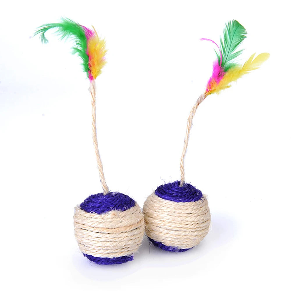 Colorful Feather Blanket Ball