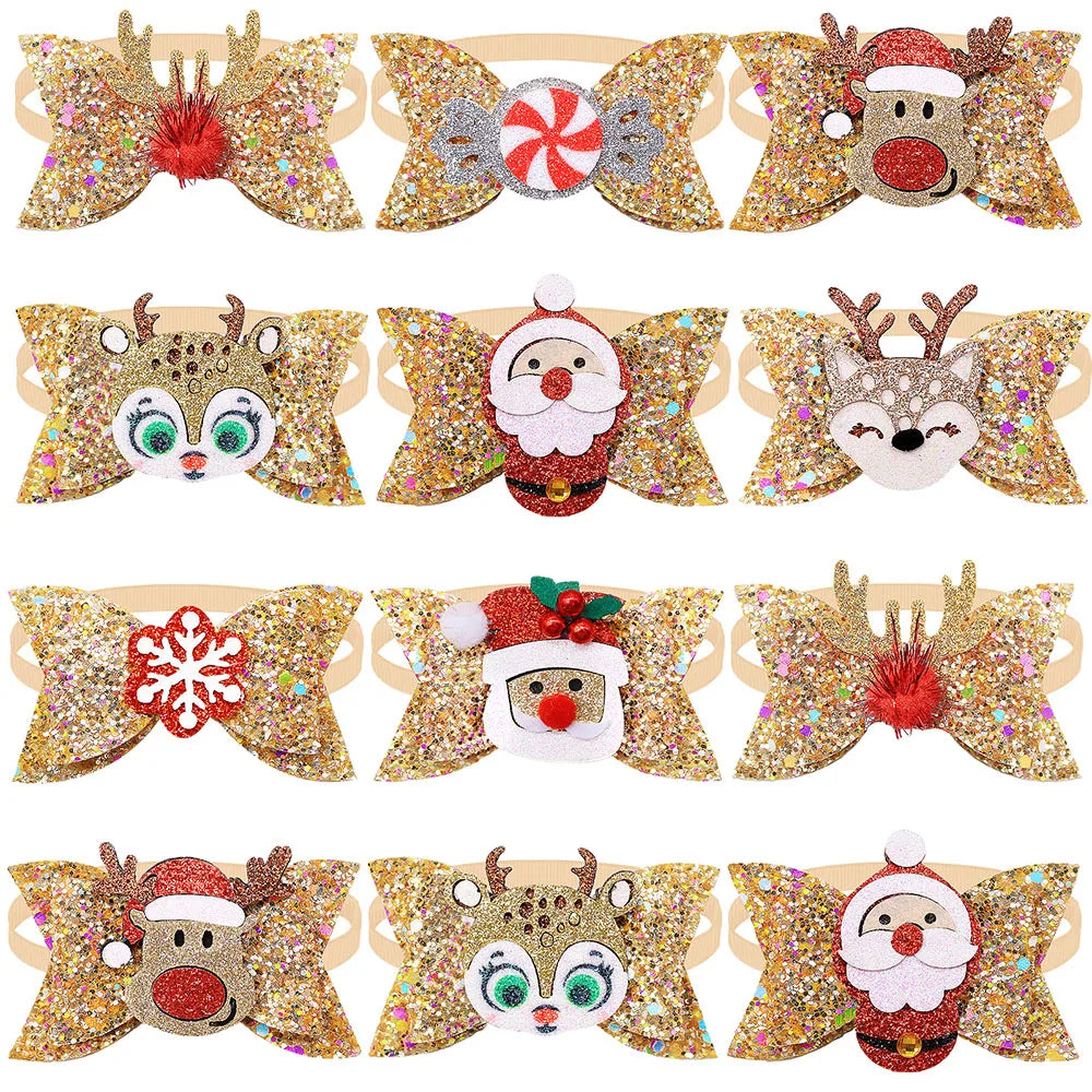 5/10PCS Cute Dog Bowtie