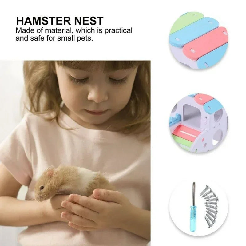 Wooden Hamster Nest
