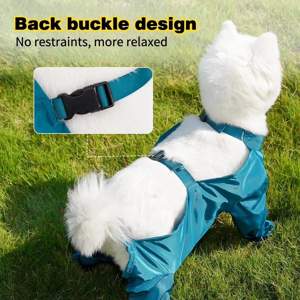 Waterproof Dog Boots with Suspenders