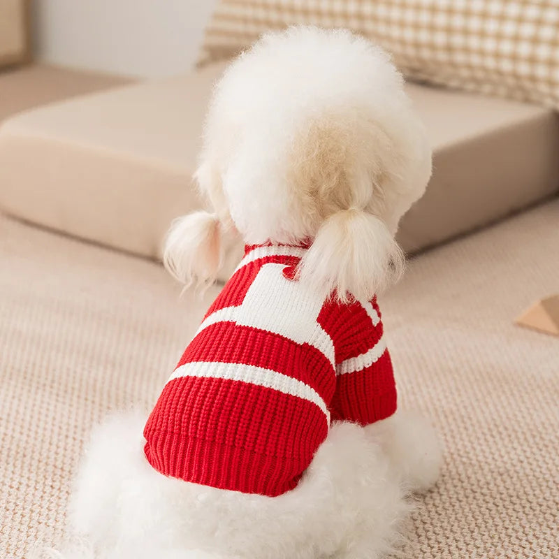 Dog Winter Clothes Cherry Dog Sweater