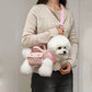 Stylish Dog Horizontal Backpack with Leash Handle