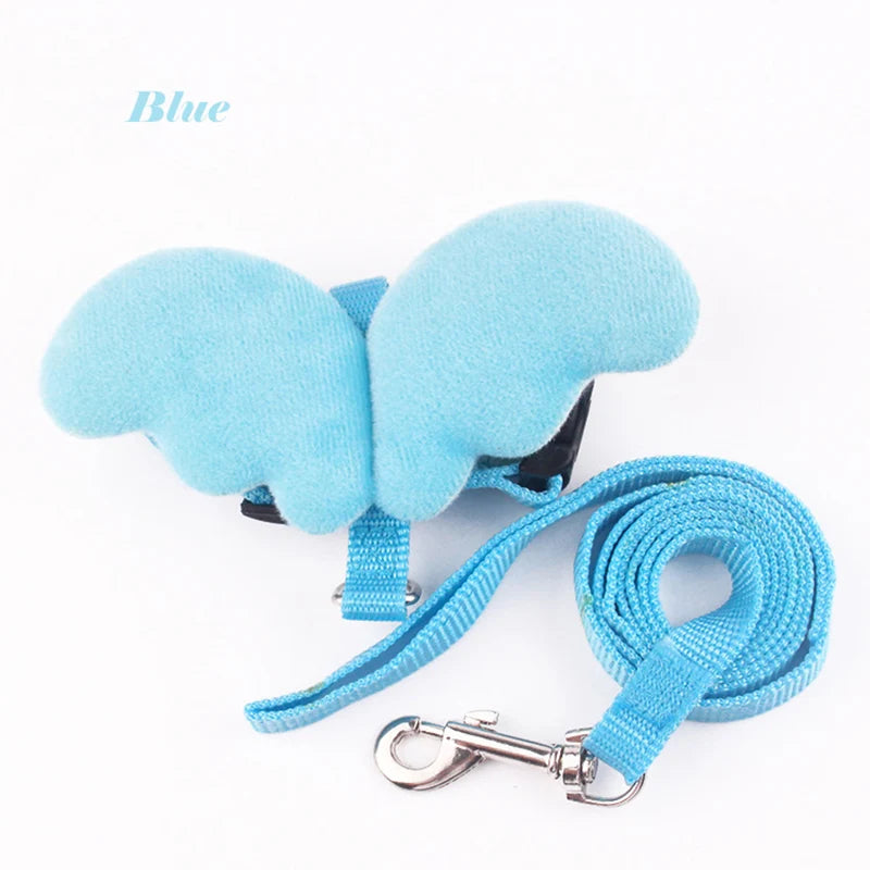 Angel Wings Pet Harness and Leash Set