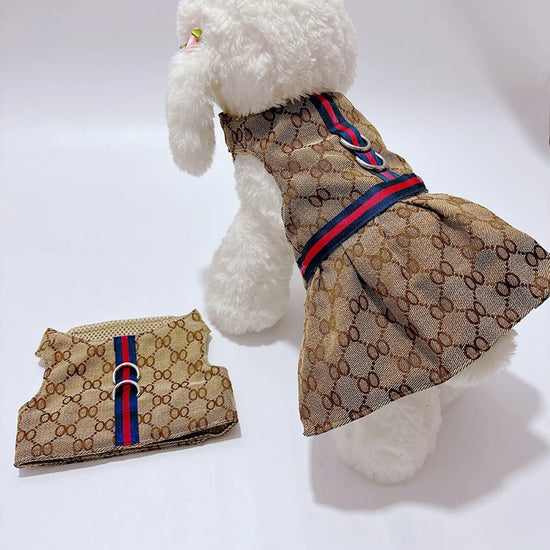 Designer Luxury Women Dog Dress, Men Dog Vest