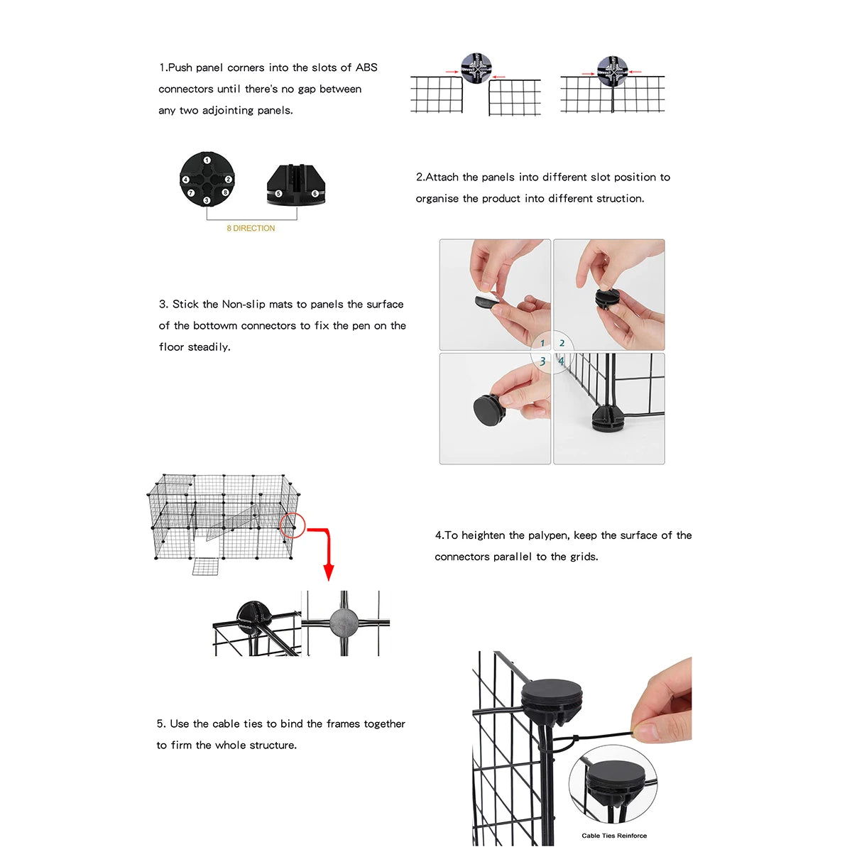 Dog cage Wire mesh fence