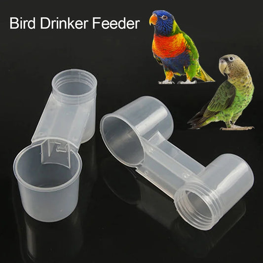 Plastic Pet Bird Drinker Feeder
