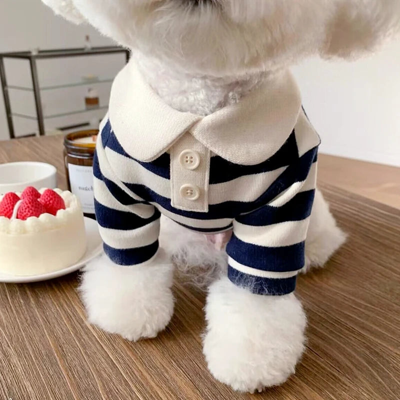 Fashion Pet Dog Striped Shirt