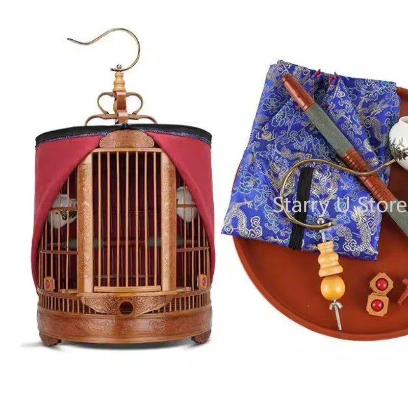 Parrot Vintage Bird Cage