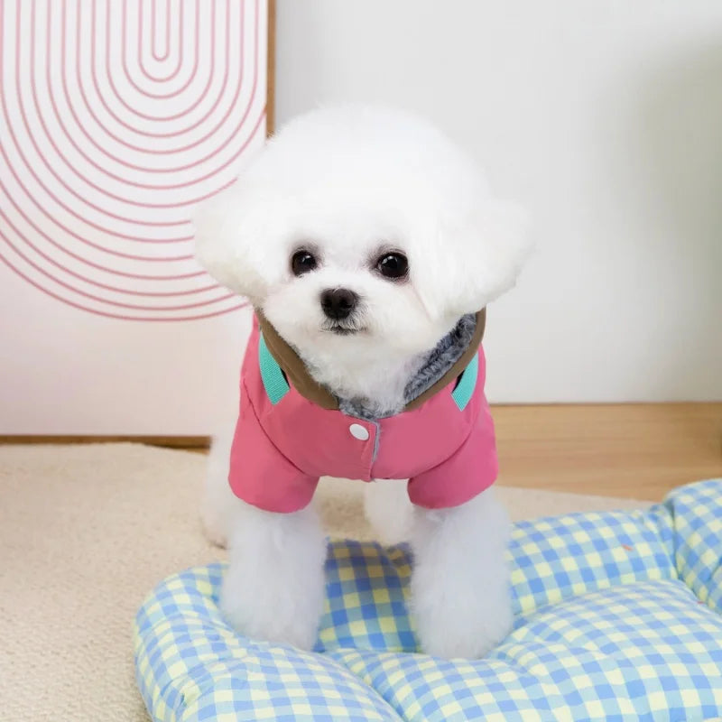 Pet Dog Jumpsuit Jacket With Harness