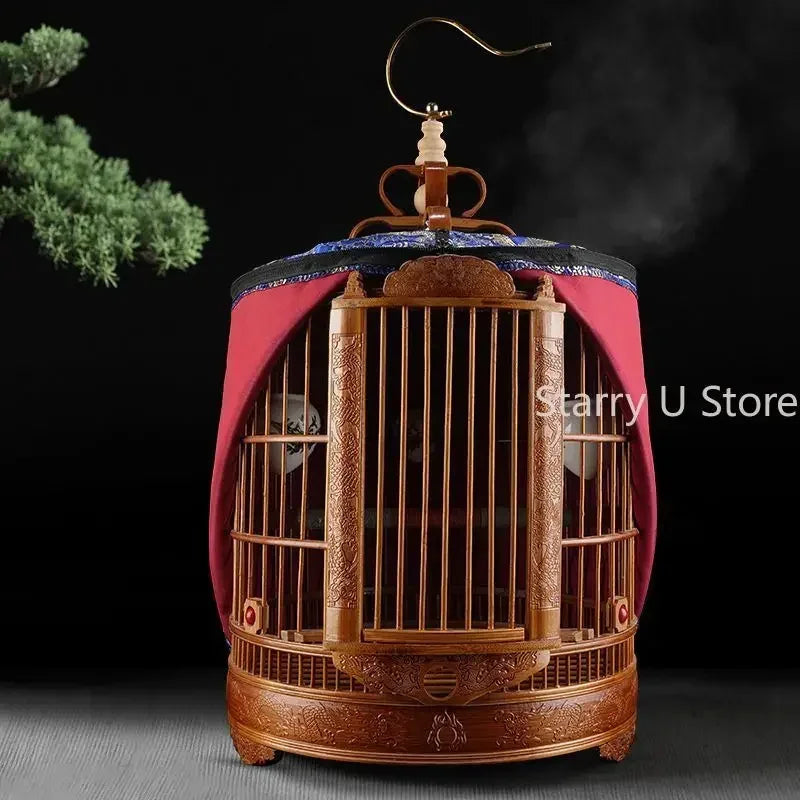 Parrot Vintage Bird Cage