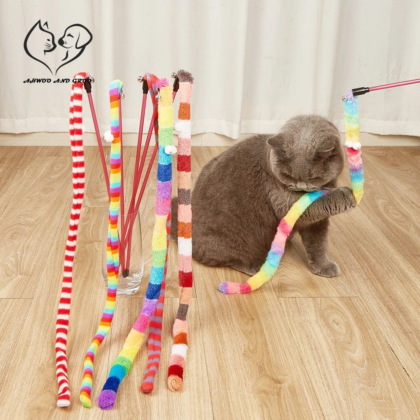 Caterpillar Cat Teaser Wand