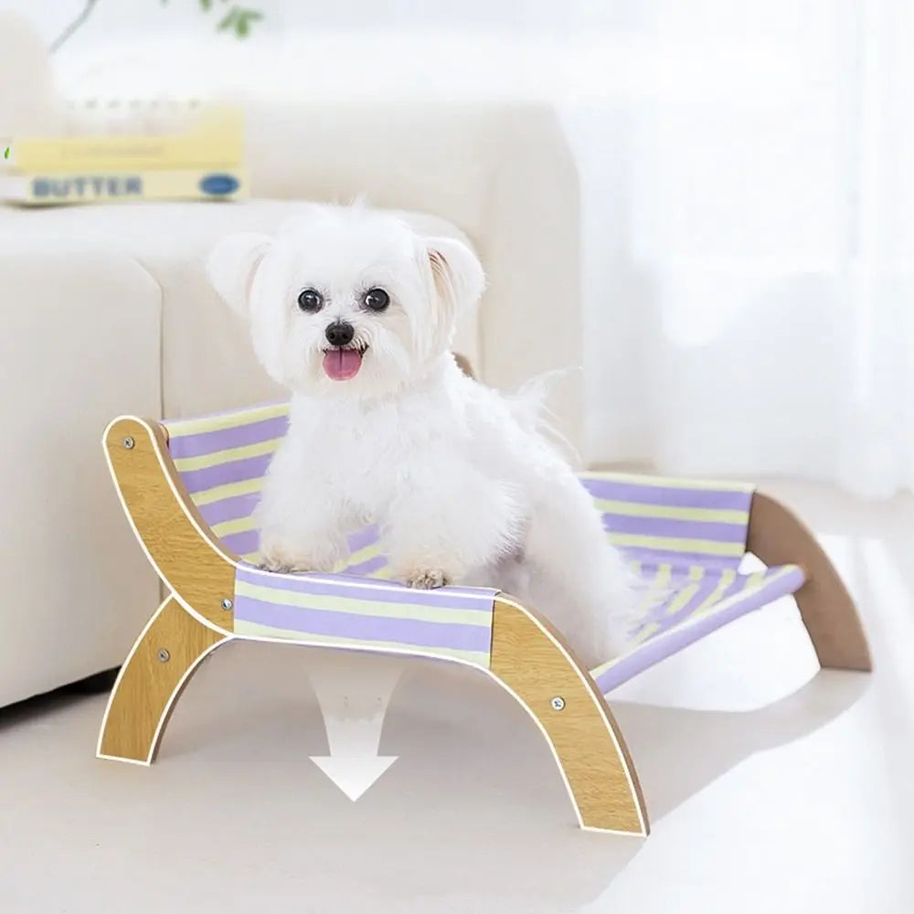 Summer Pet Striped Lounge Chair