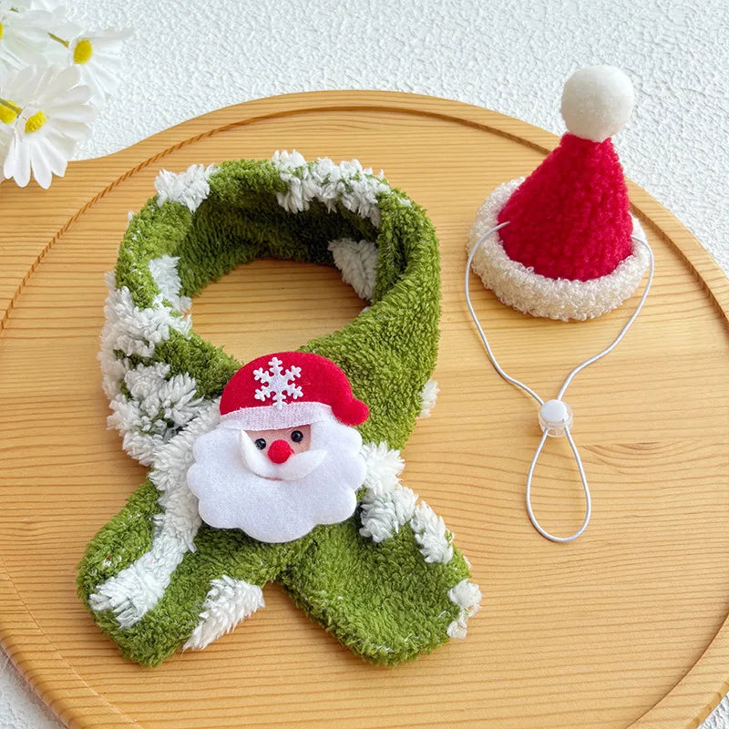 Christmas Cat Collar Santa's Hat Cat