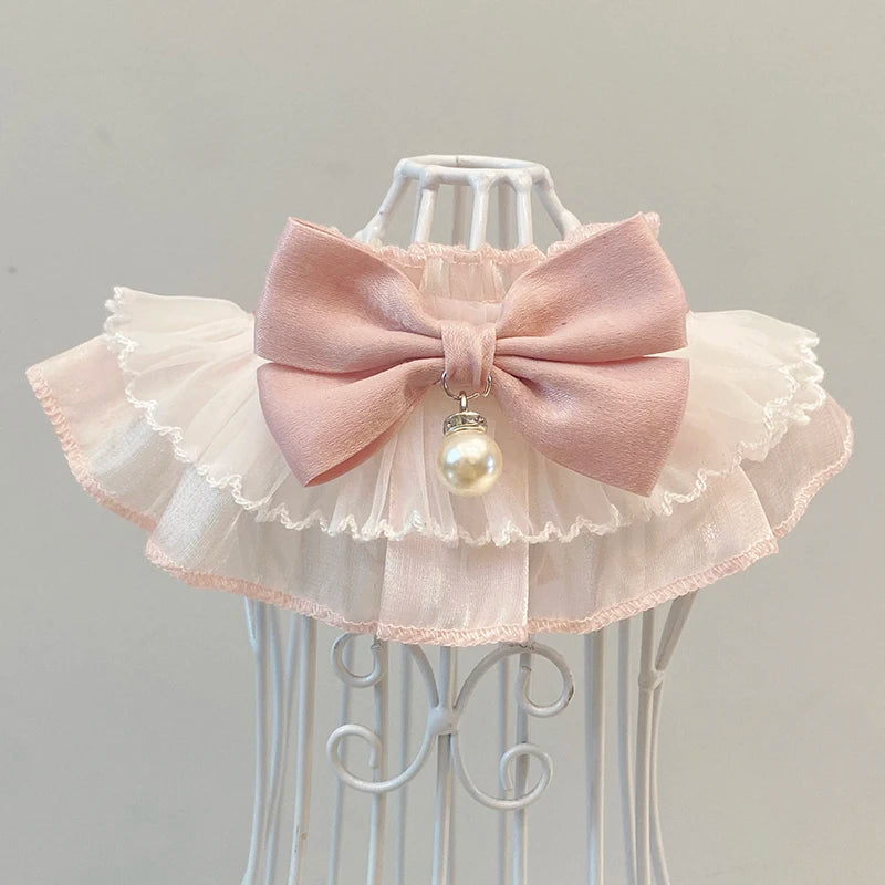 Cat Dog Scarf Collar Princess Style