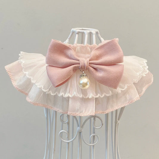 Cat Dog Scarf Collar Princess Style