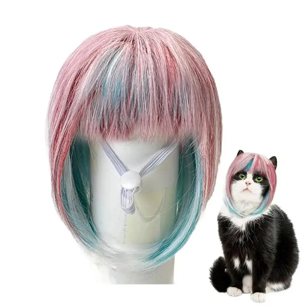Fantasy Style Long Hair Dog Cat Costume Wig
