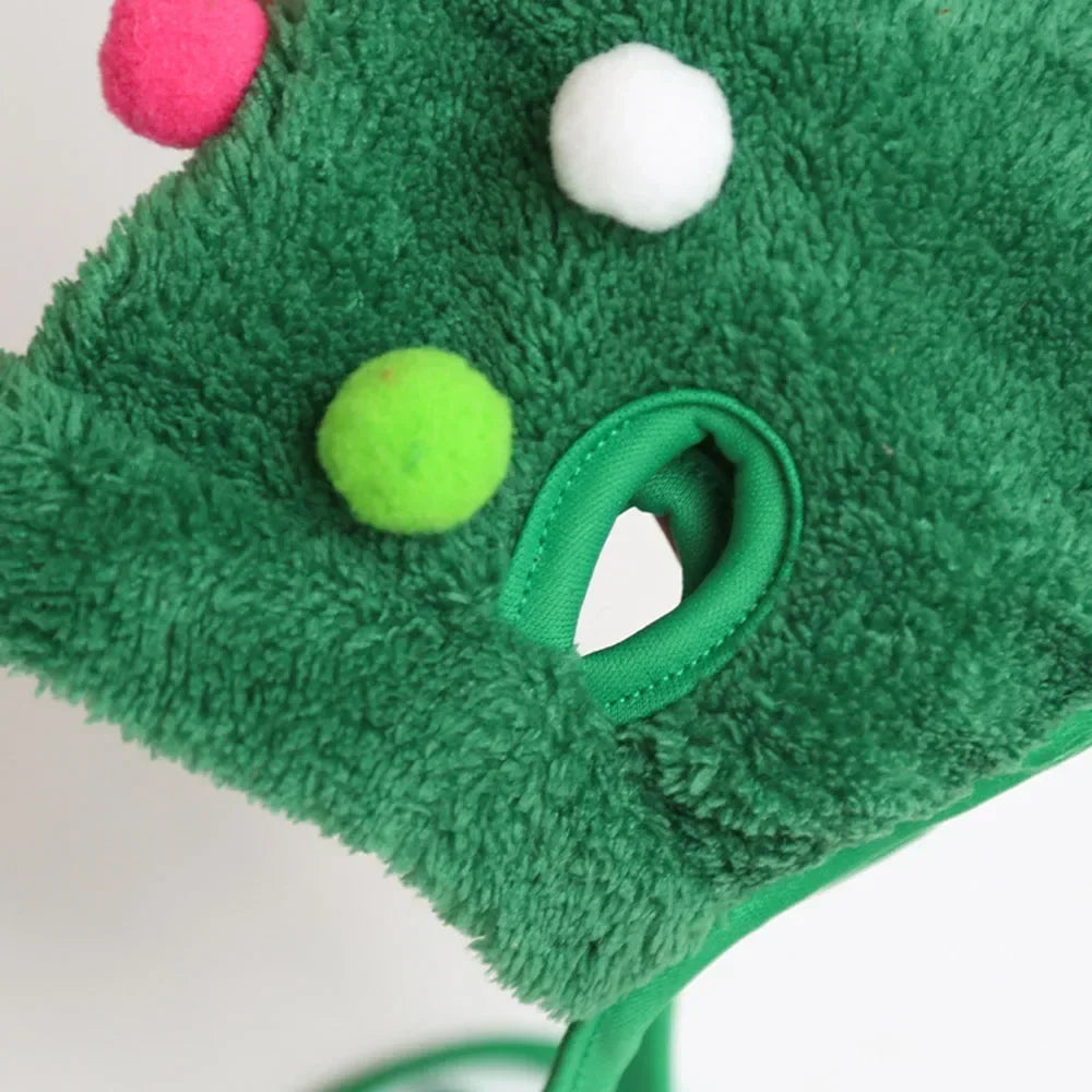 Christmas Puppy Dog Cat Costume Hat