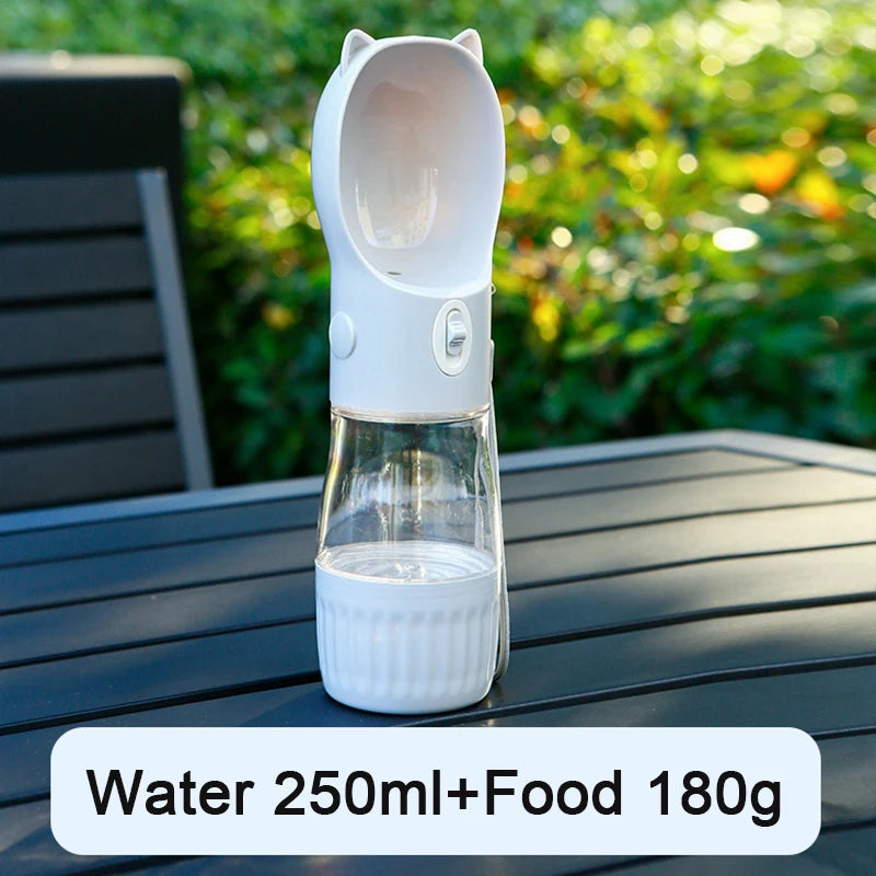 2 in 1 Portable Water Bottle with food container