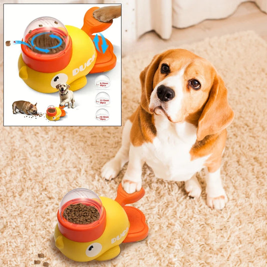 Dog food Feeder Cartoon Duck Design