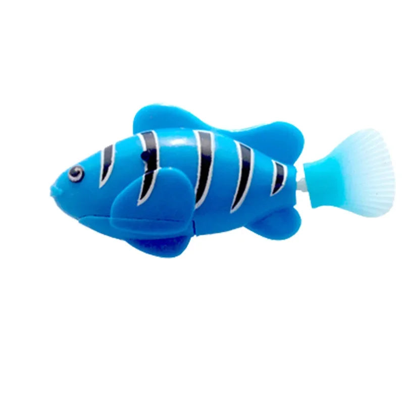 Pet Cat Toy LED Interactive Swimming Robot Fish