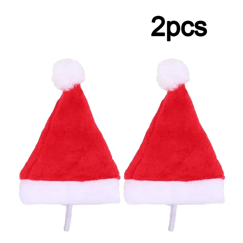 Deluxe Plush Christmas Pet Santa Hat
