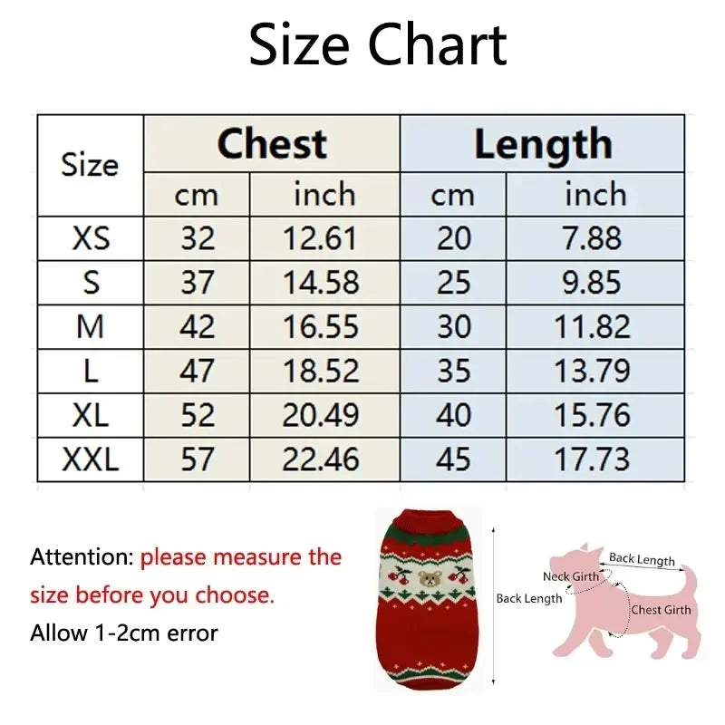 Pet Sweater for Dogs and Cats