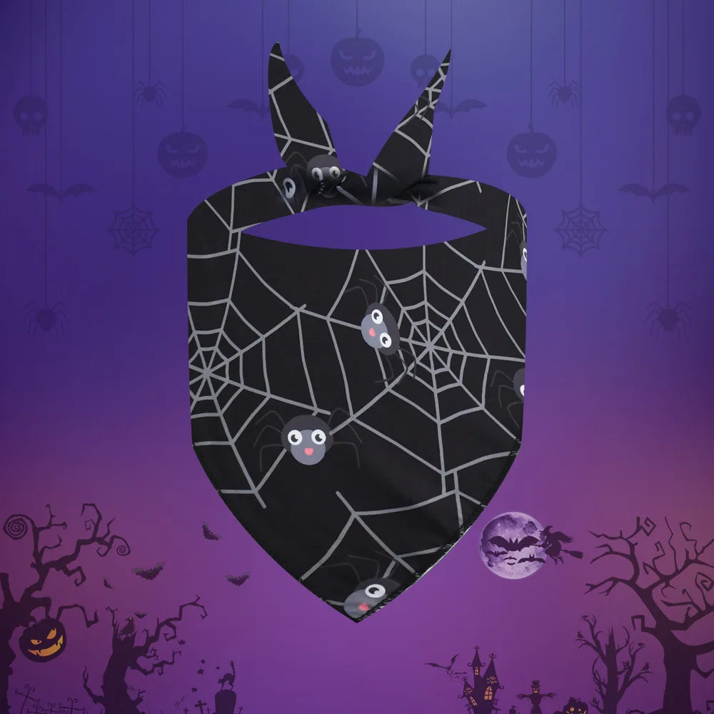 30pcs Halloween Pet Dog Bandanas