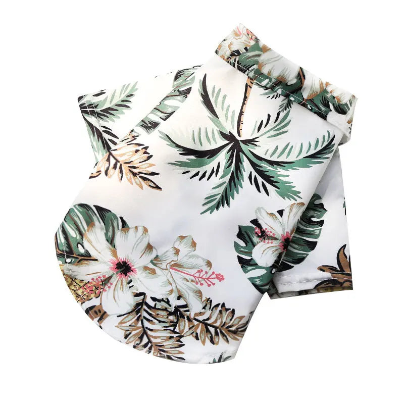 Hawaiian Beach Style Dog Shirt