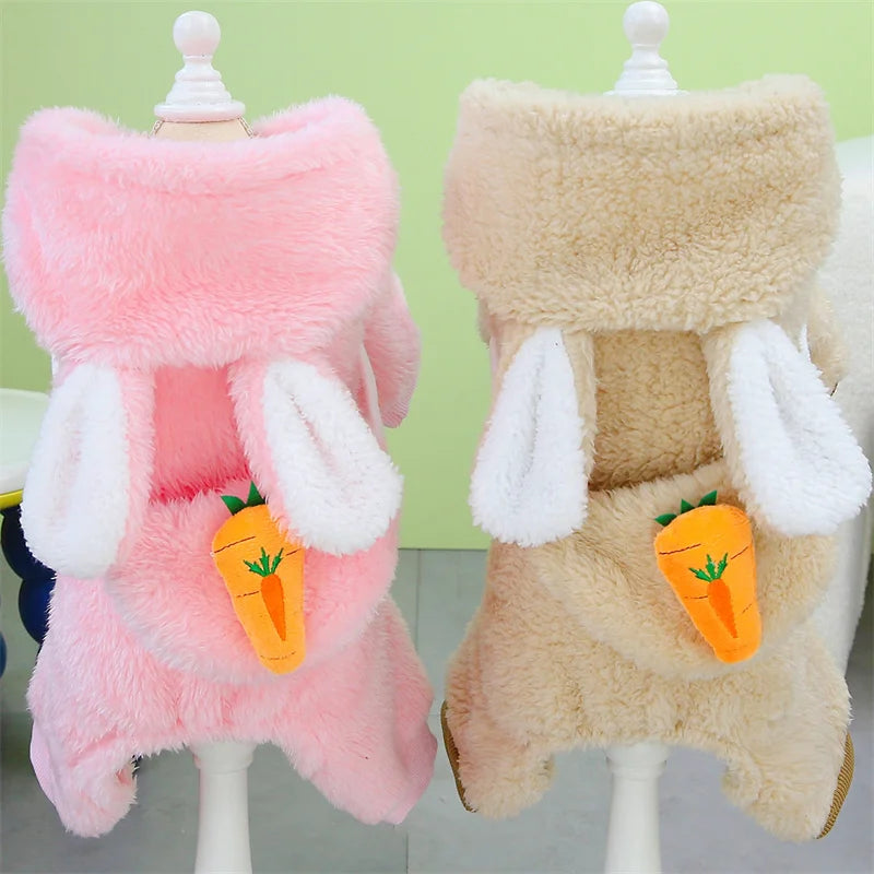 Winter Fleece Pet Dog Jumpsuit