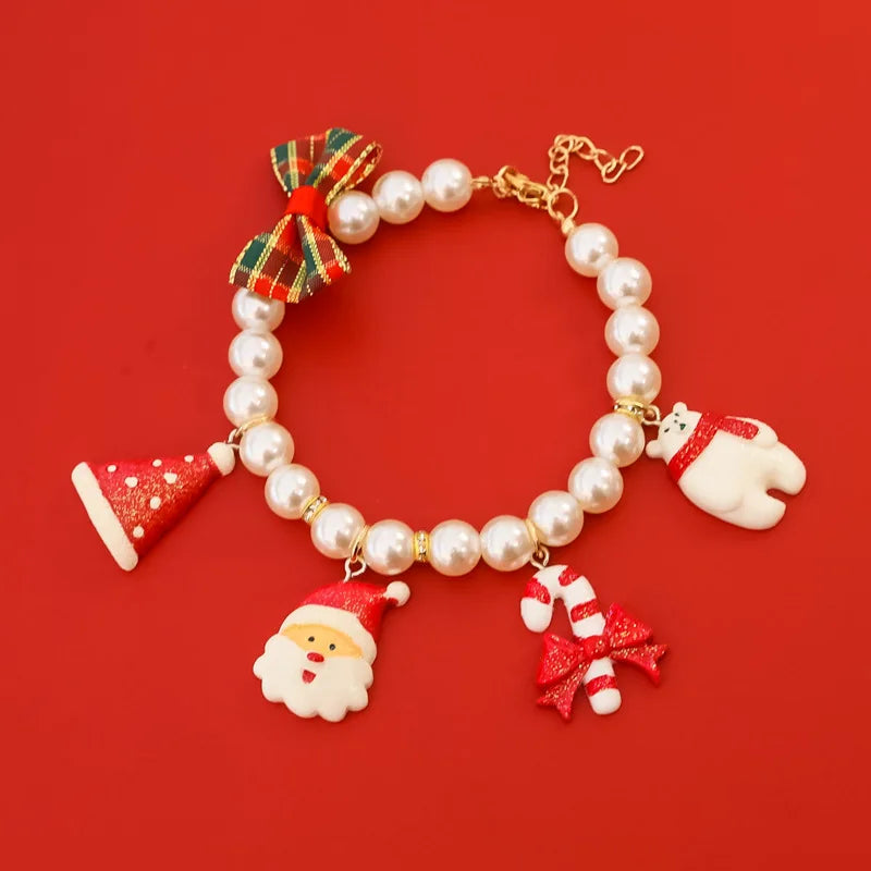 Christmas Collar Pendant Beads