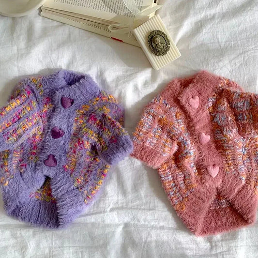 Pet Dog cardigan  Sweaters for Small Dogs